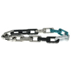 Louis Vuitton Monogram Bracelet Chain Silver Black Blue — view 3