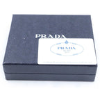 Prada Diagram Bifold Wallet Beige Leather — view 6