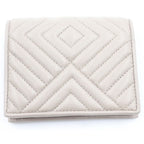 Prada Diagram Bifold Wallet Beige Leather — view 2