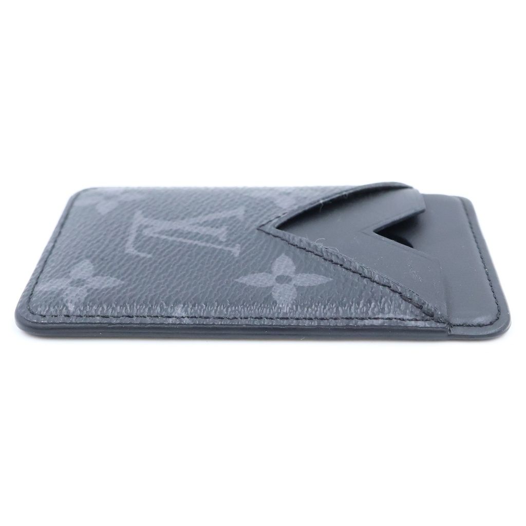 Louis Vuitton Monogram Eclipse Card Case Magnet Black — view 3