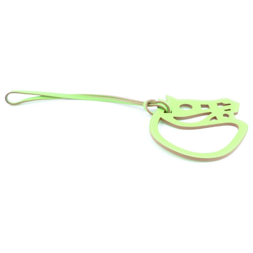 Hermes Paddock Cheval Green Veau Swift — view 4