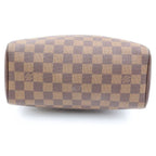 Louis Vuitton Damier Brera Checker All Over Print Leather Handbag Brown — view 4