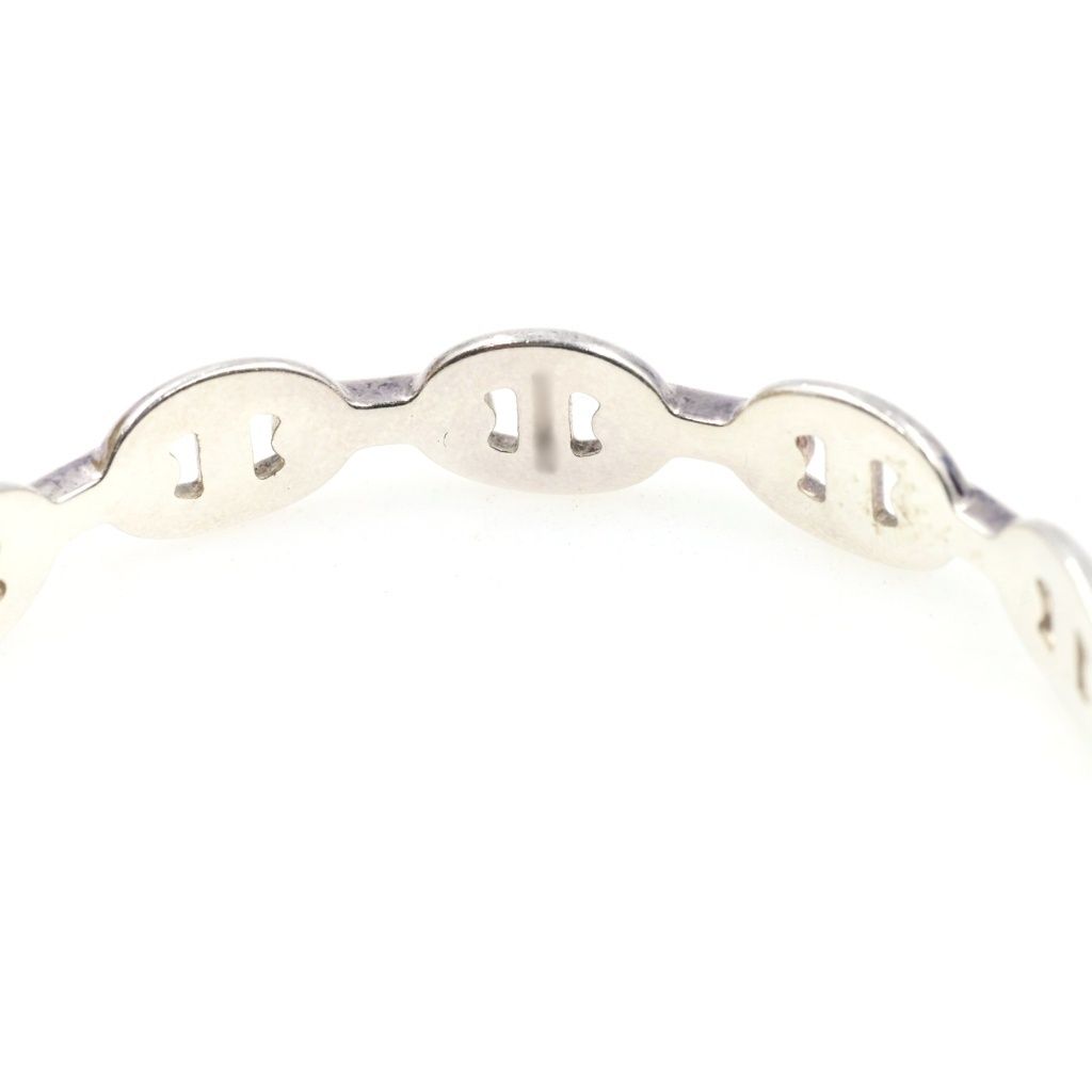 Hermes Chaine D'Ancre Enchainee Anchor Chain Bangle Bracelet Silver — view 6