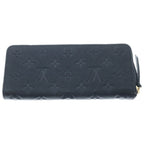 Louis Vuitton Monogram Empreinte Zippy Wallet Horizontal Leather Black — view 2