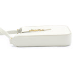 Saint Laurent Paris Le 5 a 7 Cassandra Leather Shoulder Bag Ivory — view 3