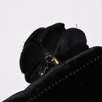Chanel Choco Bar Velvet Single Flap Chain Bag Velour Gold — view 7