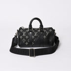 Louis Vuitton Keepall XS Shoulder Bag Monogram Denim Taurillon Leather 2-Way — view 4