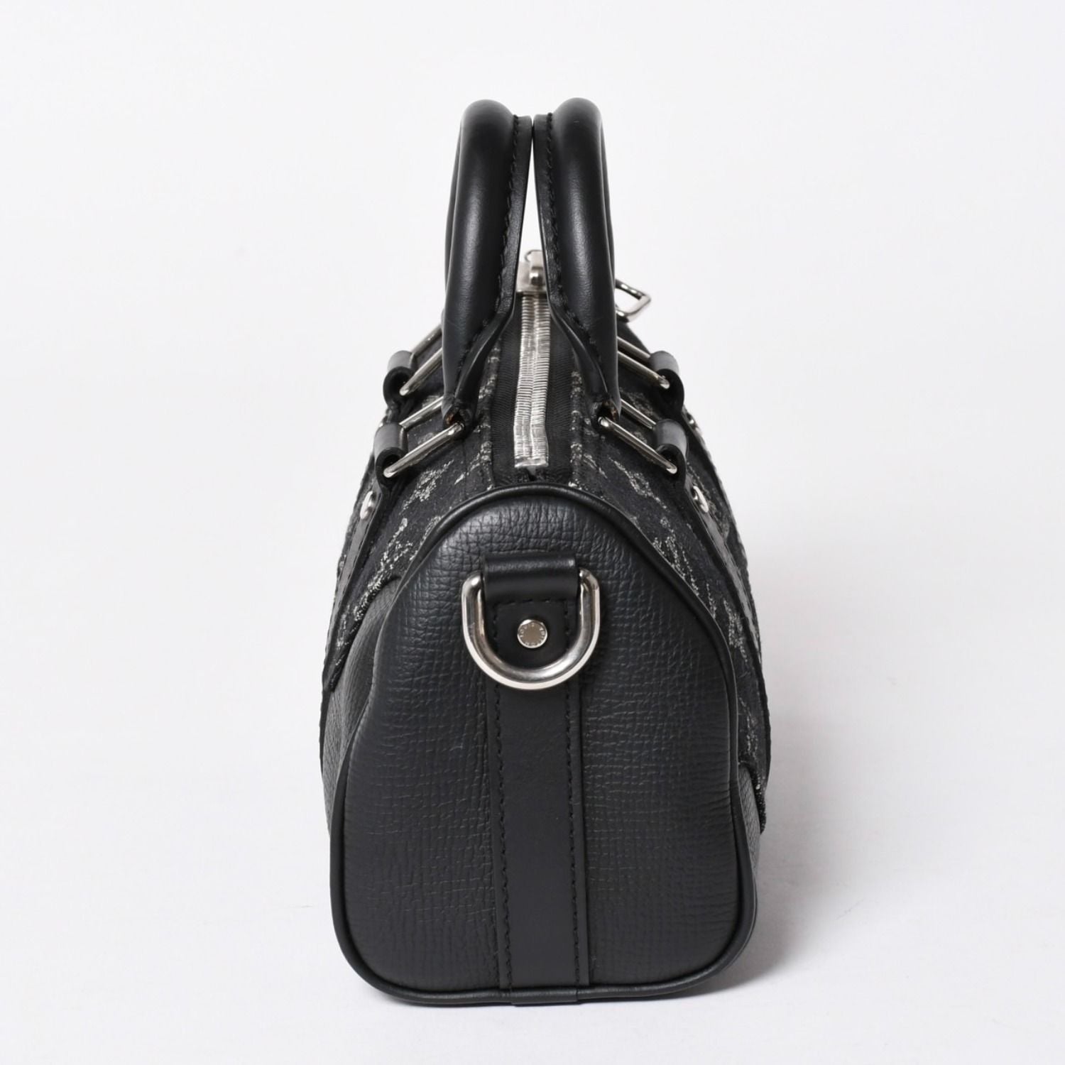 Louis Vuitton Keepall XS Shoulder Bag Monogram Denim Taurillon Leather 2-Way — view 7