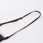 Fendi Zucchino Shoulder Bag FF Logo Brown Gold — view 6