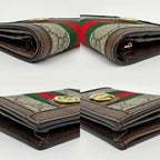 Gucci Ophidia GG Mini Wallet Beige Brown Bifold — view 5