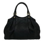 Gucci Sookie Guccissima Leather Tote Shoulder Bag Black — view 3