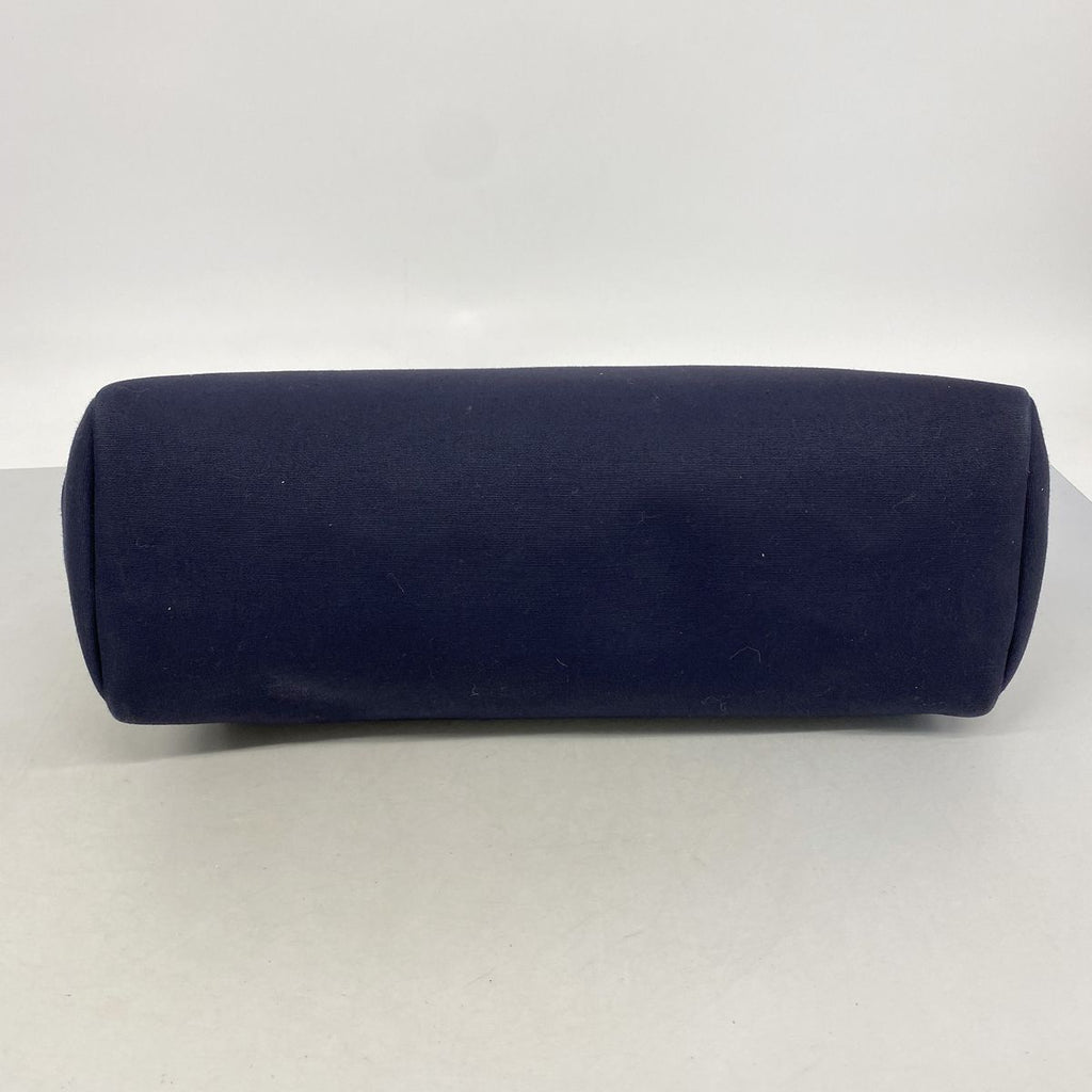 Hermes Tote Bag Herbag Cabas Toile H Navy Silver — view 3