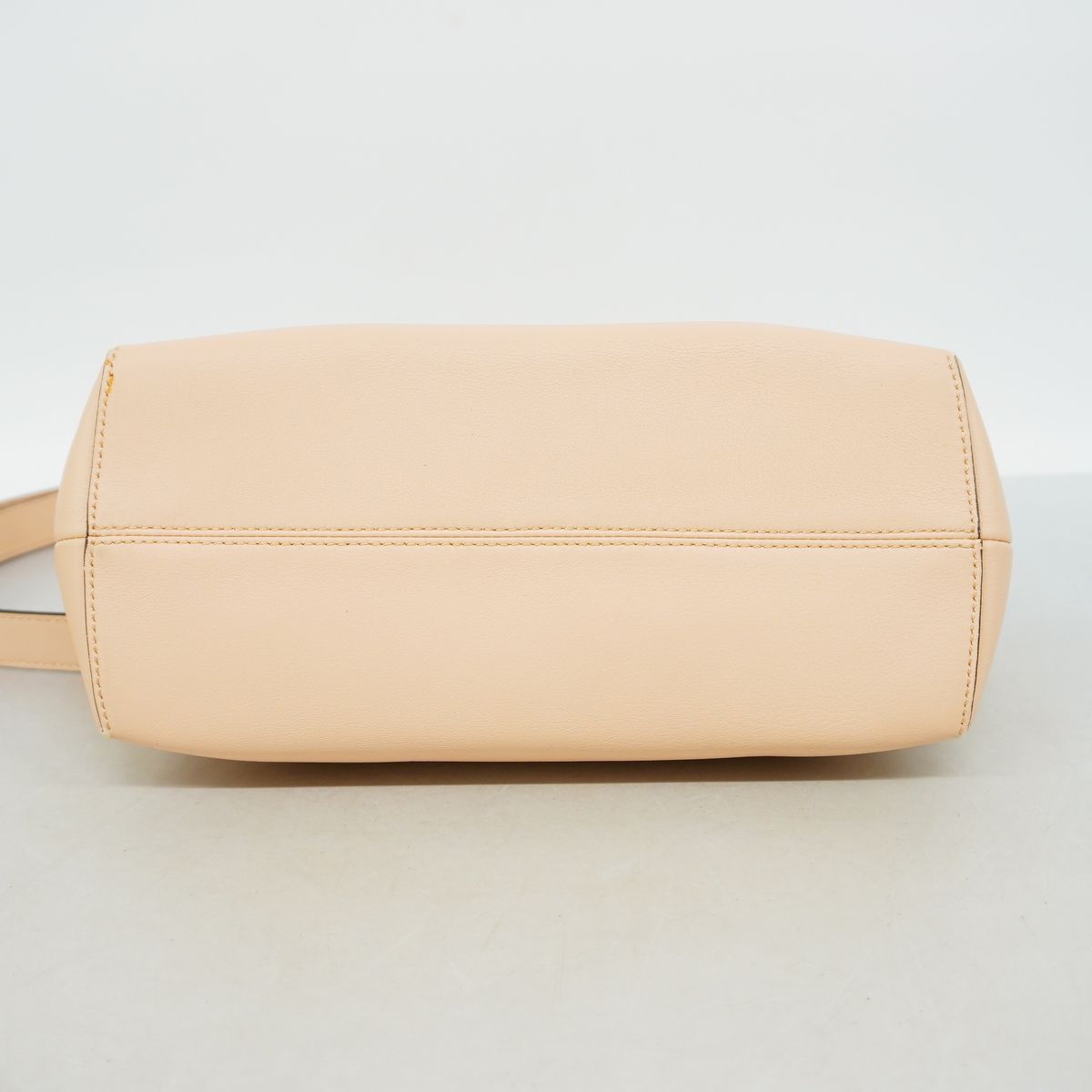Fendi Handbag by the Way Leather Pink Beige Silver 2-Way Bag — view 3
