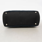Chanel Tote Bag Paris Biarritz Canvas Navy Black Silver — view 3