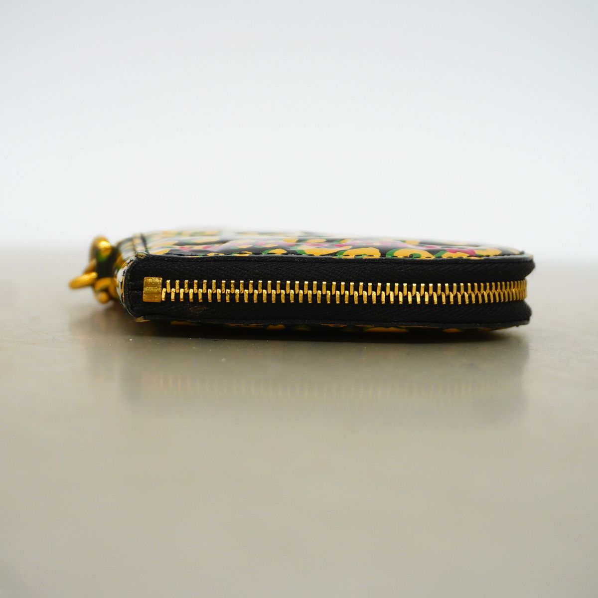 Louis Vuitton Coin Purse Vernis Leopard Porte Monnaie Coeur Blue Infini — view 3