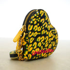 Louis Vuitton Coin Purse Vernis Leopard Porte Monnaie Coeur Blue Infini — view 2