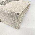 Hermes Tote Bag New Fourre Tout MM Canvas Black Silver — view 6