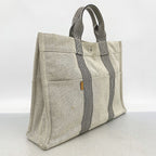 Hermes Tote Bag New Fourre Tout MM Canvas Black Silver — view 2