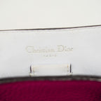 Dior Handbag Diorissimo Leather Purple Silver 2-Way Back — view 5