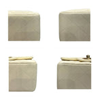 Chanel Quilted White Lambskin Shoulder Bag — view 6