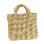 Prada Logo Raffia Clutch — view 3