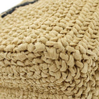 Prada Logo Raffia Clutch — view 5