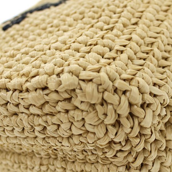 Prada Logo Raffia Clutch — view 5