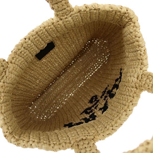 Prada Logo Raffia Clutch — view 2