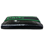 Bottega Veneta Card Case Flap Leather Black Green — view 4