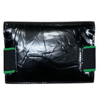 Bottega Veneta Card Case Flap Leather Black Green — view 2