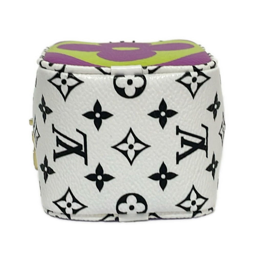 Louis Vuitton Pouch Giant Monogram Porte-Monnaie Cube Pink Purple Multi — view 3
