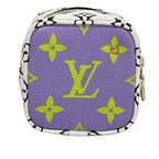 Louis Vuitton Pouch Giant Monogram Porte-Monnaie Cube Pink Purple Multi — view 2