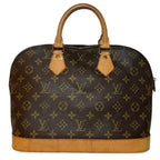 Louis Vuitton Alma Monogram Handbag Canvas