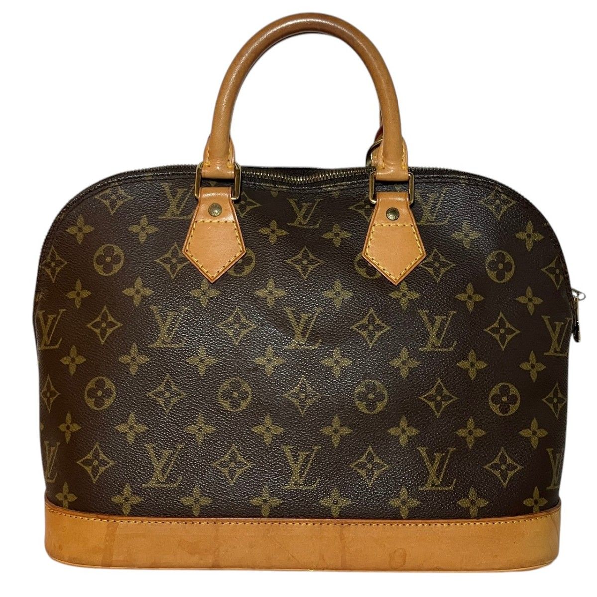Louis Vuitton Alma Monogram Handbag Canvas