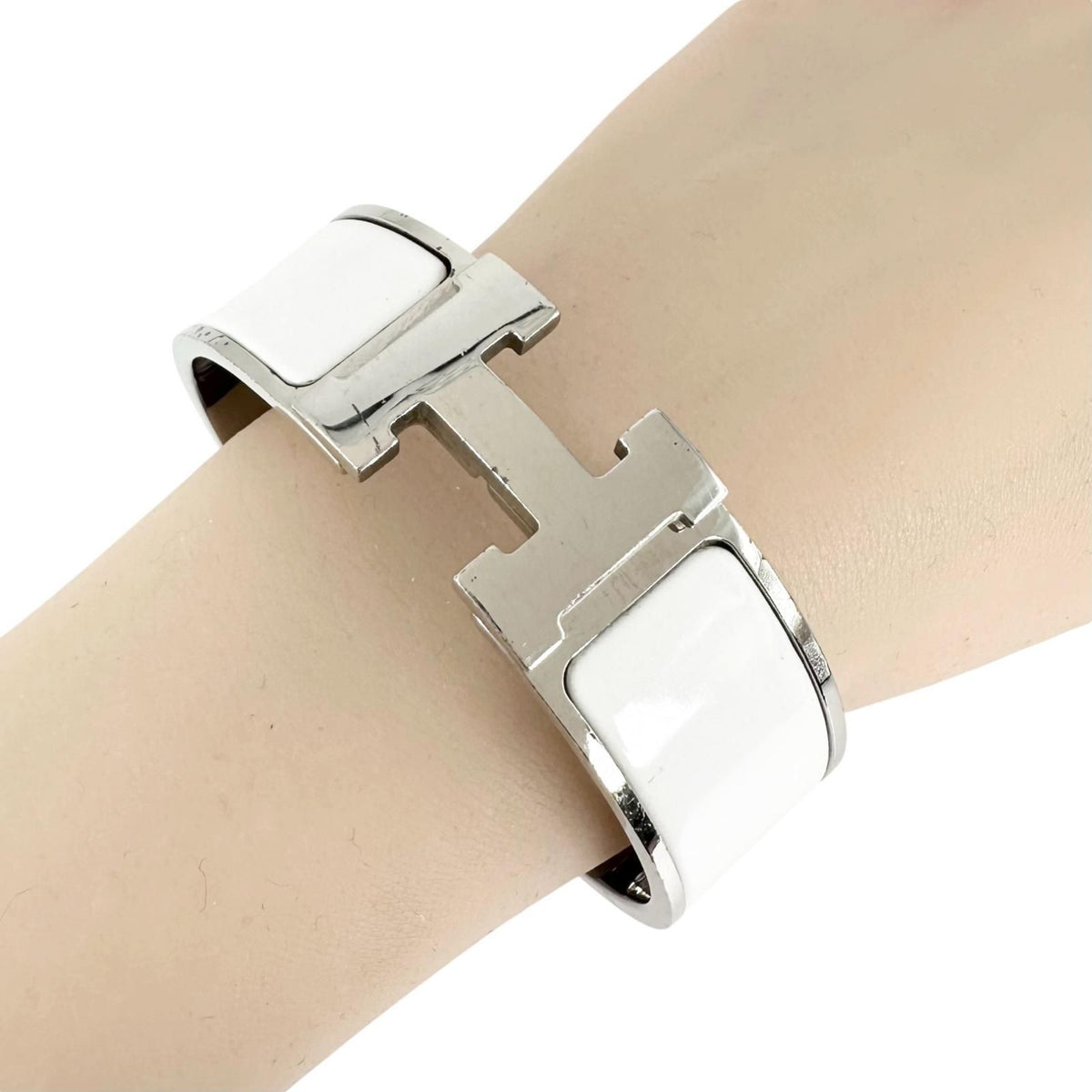 Hermes Clic Clac Bracelet Silver — view 5