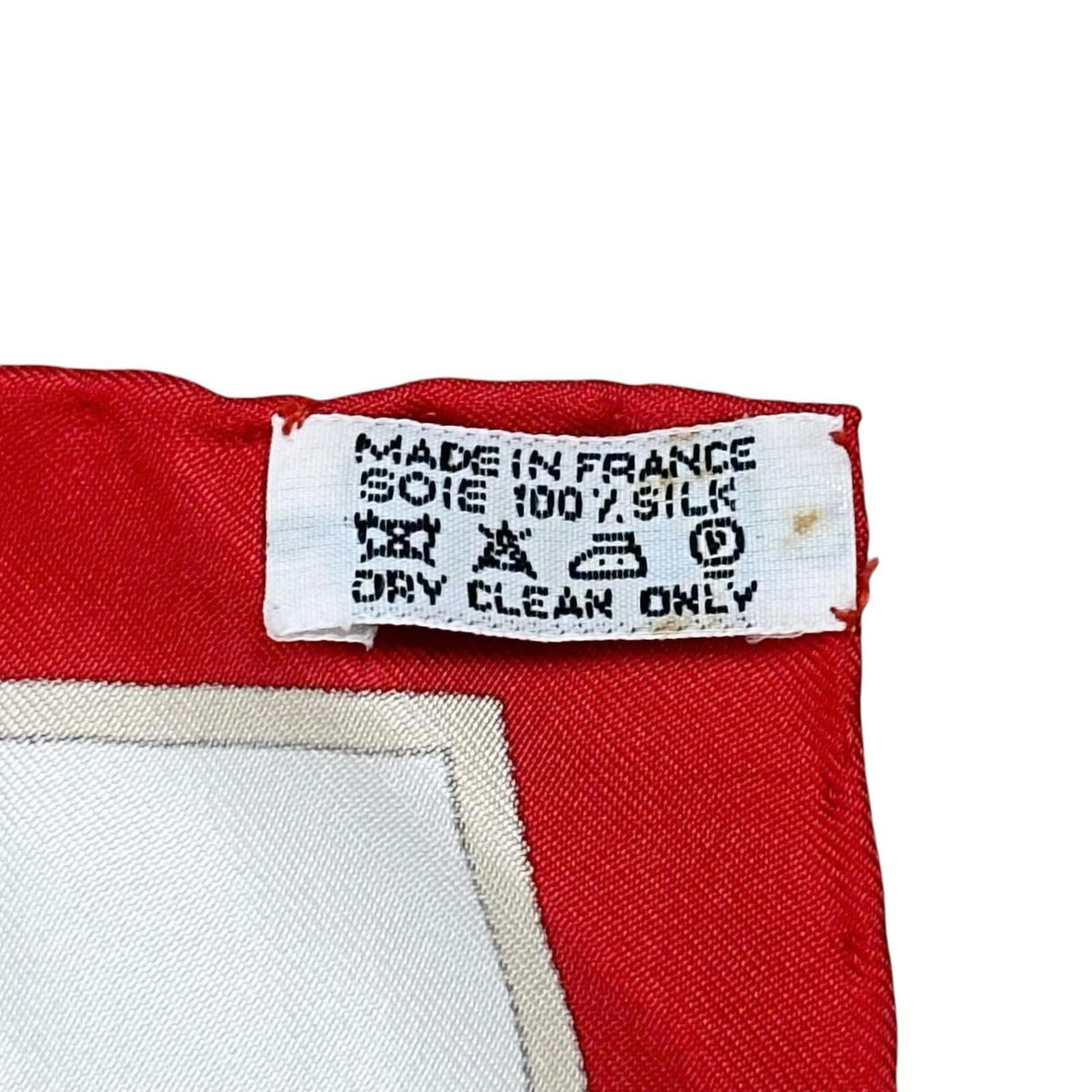 Hermes Carre 90 Aux Pays Des Epices Silk White Scarf — view 7