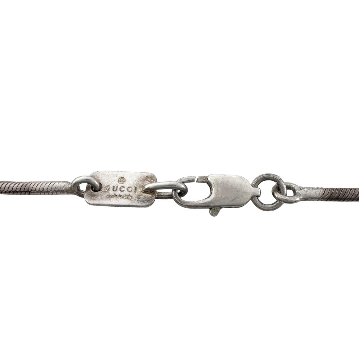Gucci Teardrop Silver Necklace — view 4