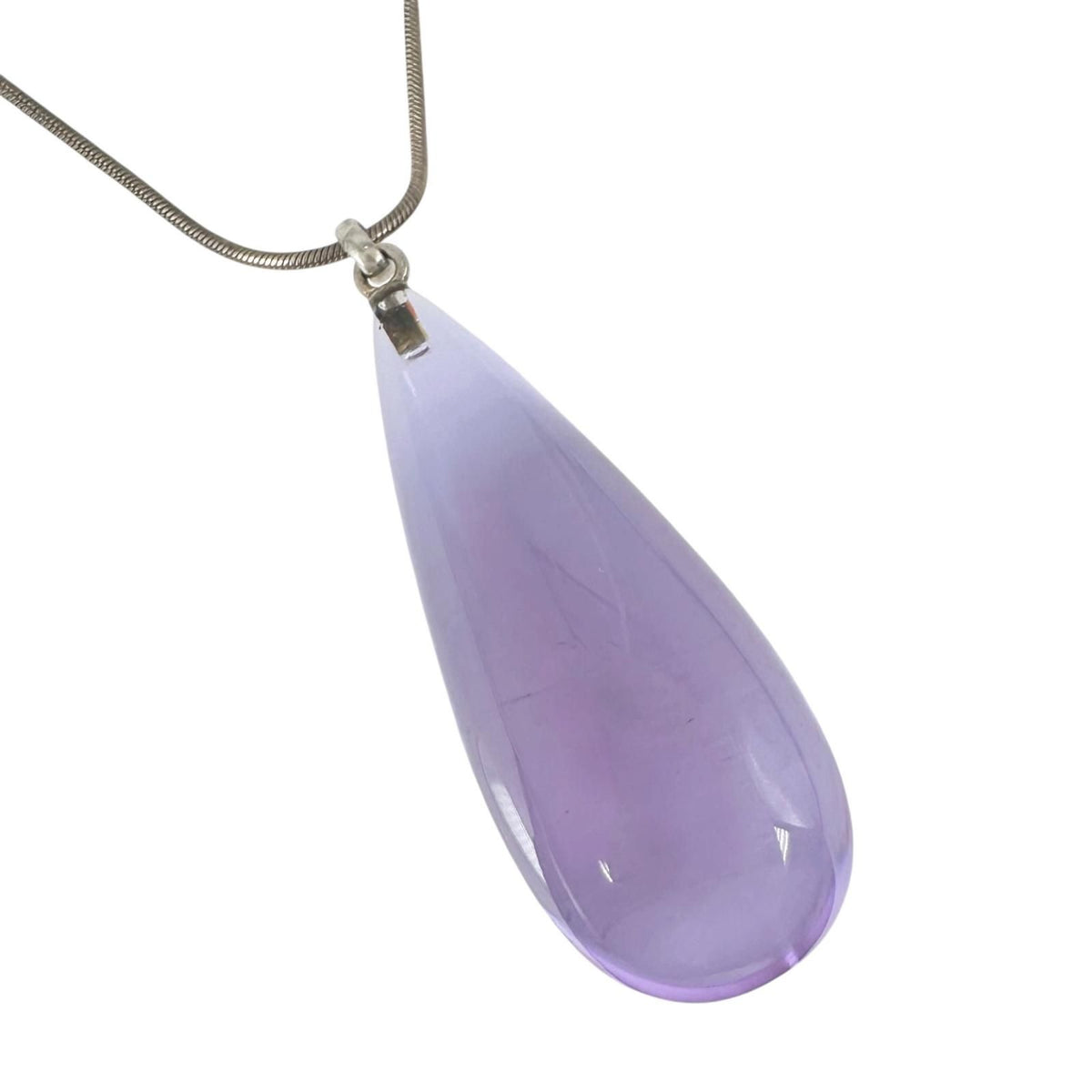 Gucci Teardrop Silver Necklace