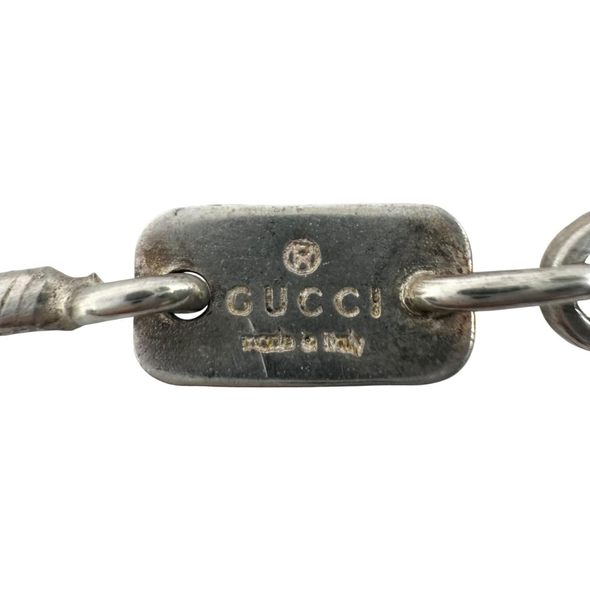 Gucci Teardrop Silver Necklace — view 5