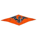 Hermes Losange Dragon Flash Silk Cashmere Orange Scarf