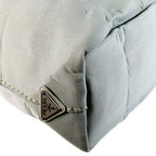 Prada Leather Gray Tote Bag — view 6