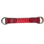 Hermes Romance Leather Pink Red Scarf Ring — view 2