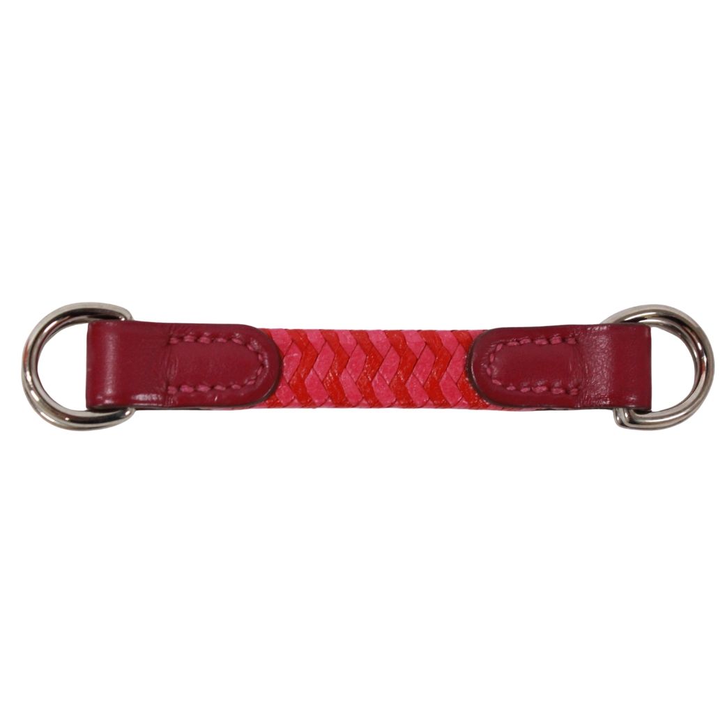 Hermes Romance Leather Pink Red Scarf Ring