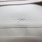 Hermes Atlas 35 Taurillon Clemence Leather Gray Handbag Silver — view 8