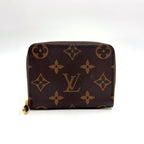 Louis Vuitton Zippy Coin Purse Monogram Brown Gold