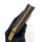 Louis Vuitton Zippy Coin Purse Monogram Brown Gold — view 8
