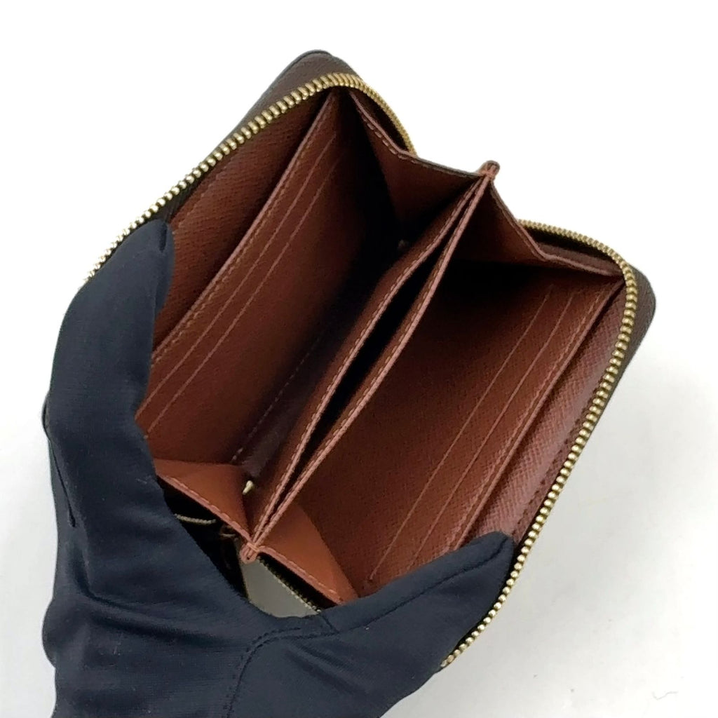 Louis Vuitton Zippy Coin Purse Monogram Brown Gold — view 3