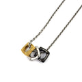 Louis Vuitton Pendant Monogram Gold Metal Multicolor Necklace