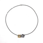 Louis Vuitton Pendant Monogram Gold Metal Multicolor Necklace — view 3