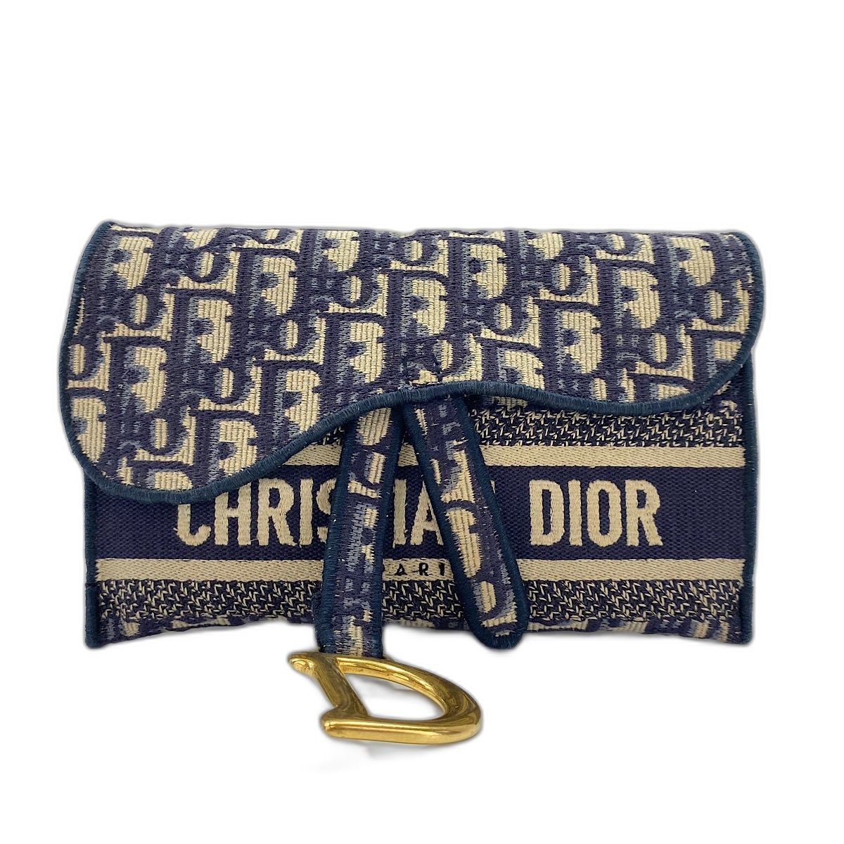 Dior Waist Bag Saddle Slim Pouch Oblique